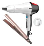 Planchita Elegance Keration + Secador Freeze