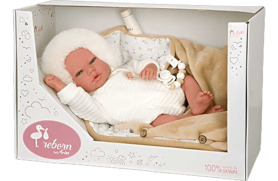 Bebe Reborn Muñeca Alejandra Con Sobre De Dormir 98146
