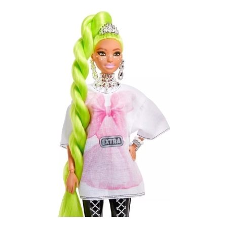 Muñeca Barbie Extra Cabello Trenza Hdj44 Mundo Kanata - Imagen 3