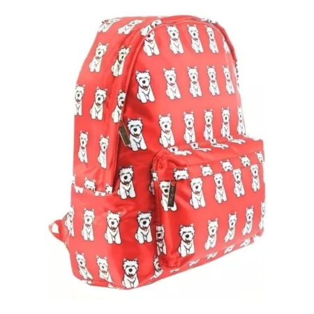 Mochila Boston Pet Friends Roja Westie Teen - 91201a - Imagen 2