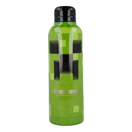 Vaso De Acero Inoxidable Minecraft Mundo Kanata