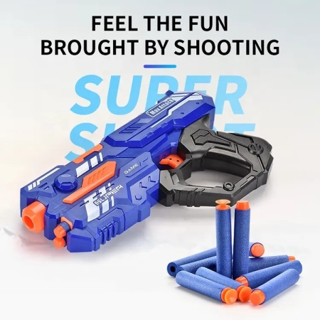 Arma Pistola Nerf Super Shoot 9002a-1 Mundo Kanata - Imagen 8