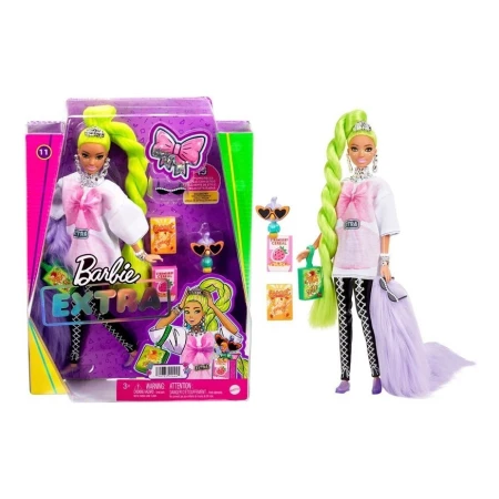 Muñeca Barbie Extra Cabello Trenza Hdj44 Mundo Kanata