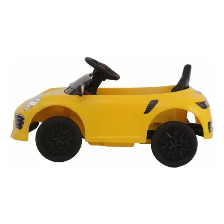 Auto A Bateria Tipo Porsche Amarillo 6v Para Niños - Bebesit - Imagen 3