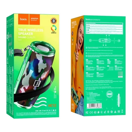 Parlante Con Bluetooth Hoco Hc12 Varios Colores Mundo Kanata