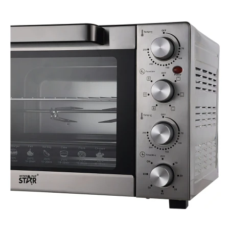 Horno De Mesa Eléctrico 60lts. 1900w Con Accesorios Kanata - Imagen 3