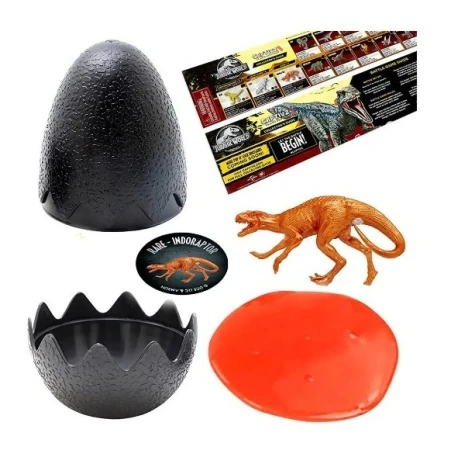 Pack X 3 Dinosaurios Con Slime Jurassic Wo - Imagen 3