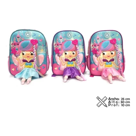 Mochila Phi Phi Bags Muñeca 30 Cm - Mundo Kanata - Imagen 2