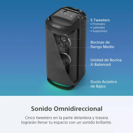 Parlante Bluetooth Inalámbrico Portátil Sony Xv800 Kanata - Imagen 5