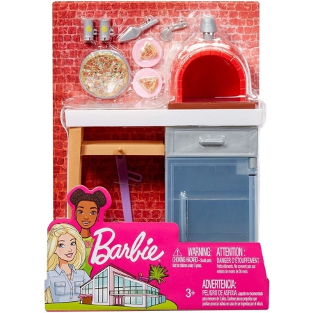 Accesorio Para Muñeca Barbie Horno De Pizza Mundo Kanata - Imagen 2