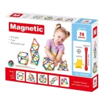 Bloques De Construccion Magneticos 70 Piezas Kanata