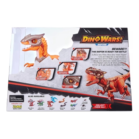 Dinosaurio Con Funciones. Raptor. Zuru Original. 27cm Kanata - Imagen 2