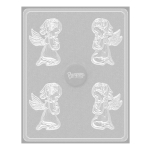 Molde Placa Angelitos Rezando X4 Chocolate Pascuas