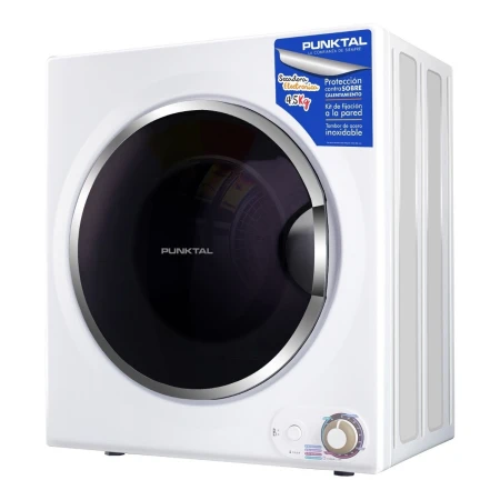 Secarropa Punktal 5kg Con Soporte Pared Color Blanco - Imagen 2