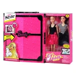 2 Muñecas Con Ropero Accesorios Zapatos Vestidos Carteras
