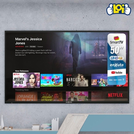 Televisor Led Smart Tv 50 4k Uhd Enxuta Ledenx1250sdf Kanata - Imagen 4