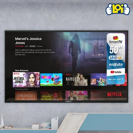 Televisor Led Smart Tv 50 4k Uhd Enxuta Ledenx1250sdf Kanata - Imagen 4
