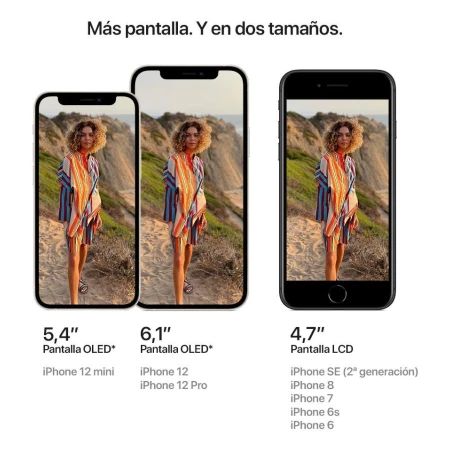 Apple iPhone 12 (64 Gb) - Negro - Imagen 6