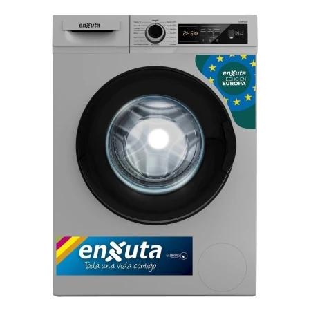 Lavarropas Automático Enxuta Lenx765d Plateado 6kg 220 v