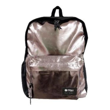 Mochila Estudiantil Filgo 17 Metalizado En Varios Colores - Imagen 2