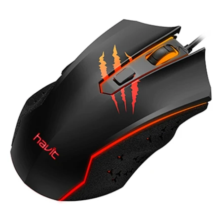 Mouse Gamer Gaming Havit Hv-ms1027 2400dpi 6 Botones Negro - Imagen 2