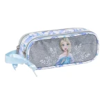 Cartuchera Con 2 Cierres Safta Frozen Elsa Escolar