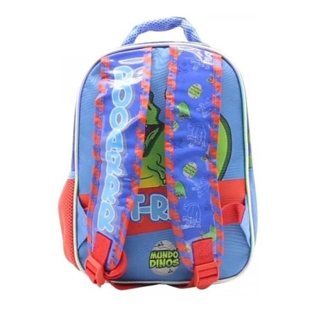 Mochila Dinosaurios T Rex 12 Jardin Espalda Infantil - Imagen 2