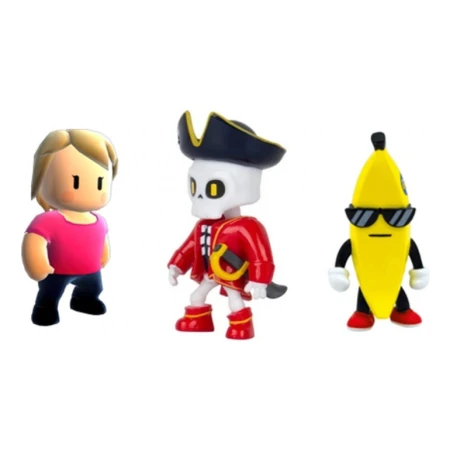 Stumble Guys - Figuras Muñecos 5 Cm X 3 Unidades Kanata