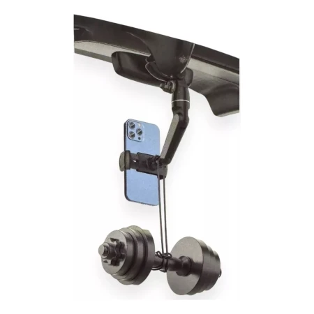 Soporte Giratorio De Teléfono Para Auto Retrovisor Universal - Imagen 4