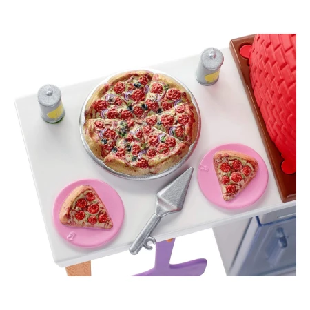 Accesorio Para Muñeca Barbie Horno De Pizza Mundo Kanata - Imagen 5