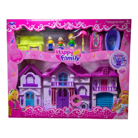 Juego Casita Con Accesorios Happy 750653 Mundo Kanata