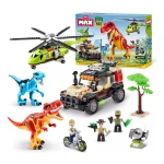 Bloques Para Armar. Dino Adventure 592 Piezas Zuru Max.