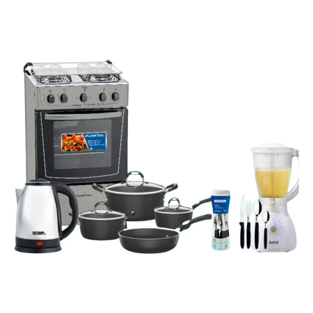 Cocina Combinada + Cubiertos + Batería + Jarra + Licuadora