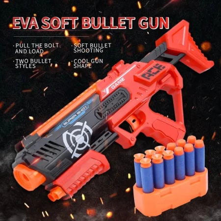 Arma Pistola Nerf Super Shoot 9002a-1 Mundo Kanata - Imagen 4