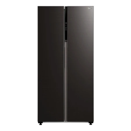 Heladera Black Inverter 482l Side By Side Midea Mdrs619fgr28
