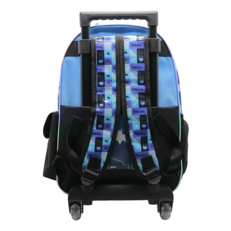Mochila Escolar Dc Liga De La Justicia Batman Mascara Carro - Imagen 3