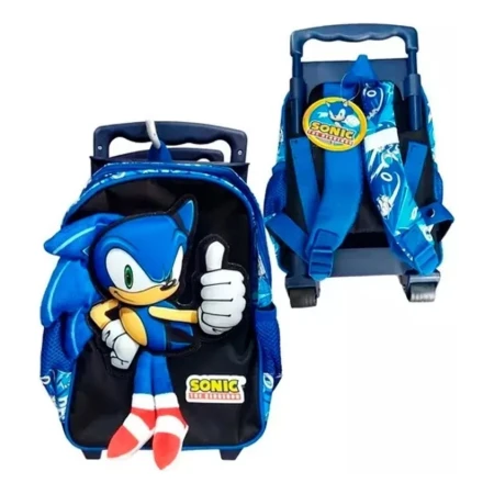 Mochila C/carro Sonic 30 Cm 140267 Mundo Kanata - Imagen 2