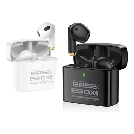Auricular Foneng Inalambrico Tws Subwoofer 2 Colores Bl128 Color Negro - Imagen 4