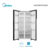 Heladera Black Inverter 482l Side By Side Midea Mdrs619fgr28 - Imagen 4