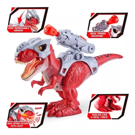 Dinosaurio T Rex Wars Robo Alive Con Sonido - Zuru Kanata - Imagen 2