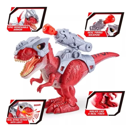 Dinosaurio T Rex Wars Robo Alive Con Sonido - Zuru Kanata - Imagen 2