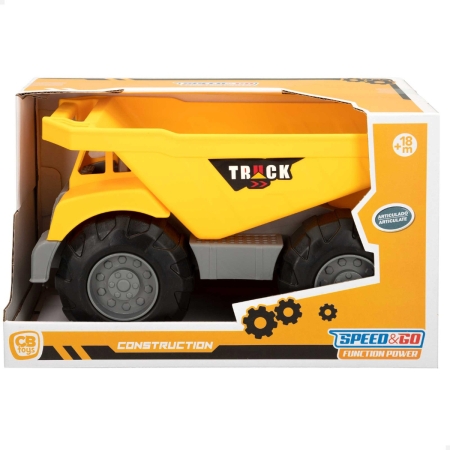 Camion De Jueguete Con Volcadora Amarillo Truck Gc18c