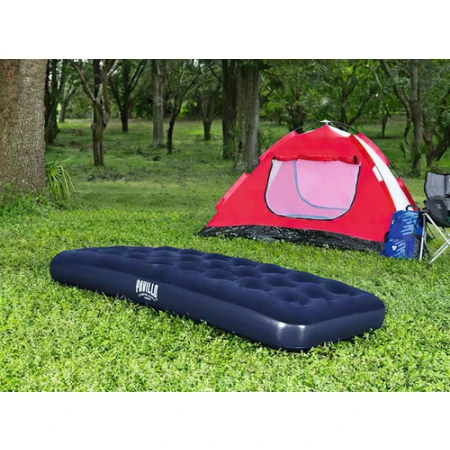Colchon Inflable 1 Plaza Cama Inflable Dormir Bestway Azul - Imagen 3