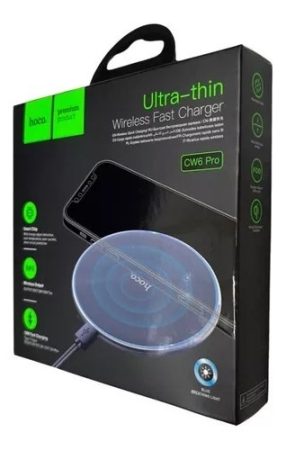 Cargador Inalámbrico Qi Hoco - Carga Rápida - Ultra Delgado - Imagen 3