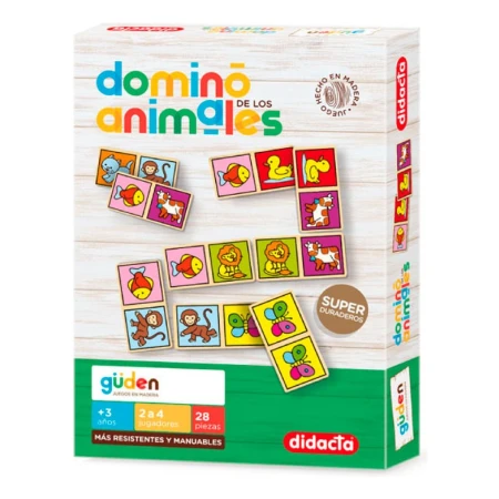 Juego Caja Domino Colorido Didacta