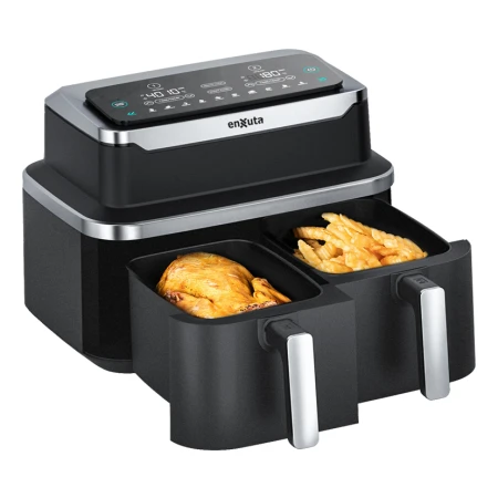 Freidora Sin Aceite Enxuta Sda2222 Doble Canasto 9lts 1300w