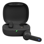 Auriculares Inalámbricos Jbl Wave Flex Bluetooth Tw Negro