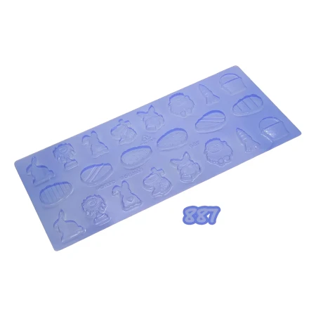 Placa Molde Formas Varias 22 Cavidades Pascuas