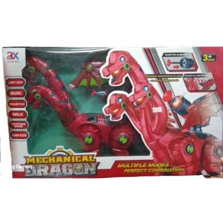Dinosaurio C/luz Y Sonido Mechanical 844
