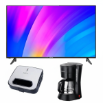 Smart Tv 43 Xion +Sanguchera + CAFETERA